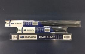 img 1 attached to 🚗 Subaru Crosstrek Genuine OEM Full Blade Set for Front & Rear Windshield Wipers - 2018, 2019, 2020, 2021