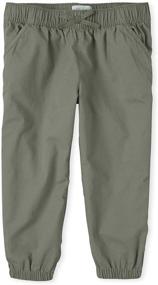 img 1 attached to 👧 Adorable Girls' Solid Joggers – From The Children's Place