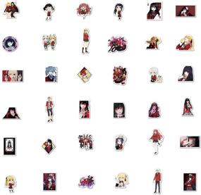 img 3 attached to Kakegurui Stickers Pack 50-Pcs Decals Of Manga Bumper Stickers Decals For Cars Motorcycle Portable Luggages Ipad Laptops Waterproof Sunlight-Proof (Kakegurui)