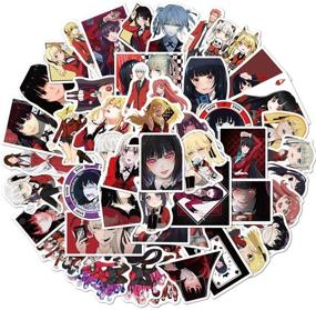 img 1 attached to Kakegurui Stickers Pack 50-Pcs Decals Of Manga Bumper Stickers Decals For Cars Motorcycle Portable Luggages Ipad Laptops Waterproof Sunlight-Proof (Kakegurui)