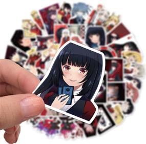 img 2 attached to Kakegurui Stickers Pack 50-Pcs Decals Of Manga Bumper Stickers Decals For Cars Motorcycle Portable Luggages Ipad Laptops Waterproof Sunlight-Proof (Kakegurui)
