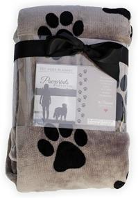 img 4 attached to 🐾 Pawprints Left by Your Beloved Pet Memorial Blanket with Heartfelt Sentiment - Comforting Pet Loss/Bereavement Gift (Not Personalized)
