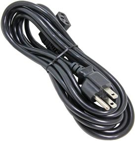 img 1 attached to 💡 Высококачественный 3-х контактный с разъемом под прямым углом компьютерный силовой кабель длиной 10 футов - идеально подходит для ПК, монитора, телевизора, iMac, проектора и многого другого.