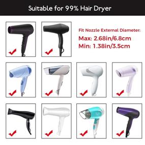 img 1 attached to Segbeauty Attachment Hairstyling Hair Protective Fast Drying