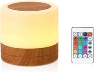 🔵 amexi mini touch lamp: portable bedside lamp with usb charging, 3 level dimmable warm white light & 13 color changing rgb – ideal for bedroom, office, hallways (blue) логотип