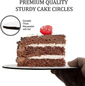 img 2 attached to 🍰 Circle Greaseproof Cake Boards - Ideal for Round Cakes