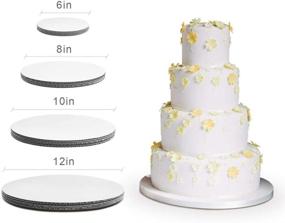 img 1 attached to 🍰 Circle Greaseproof Cake Boards - Ideal for Round Cakes