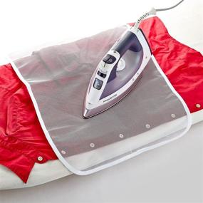 img 2 attached to 🔥 2 упаковки домашней защитной горячковой сетчатой ткани для глажения от Home Intuition