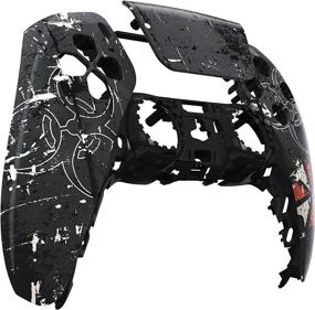img 1 attached to 🎮 PS5 Controller eXtremeRate Biohazard Touchpad Front Housing Shell - DIY Replacement Shell with Custom Touch Pad Cover Faceplate (Controller NOT Included)