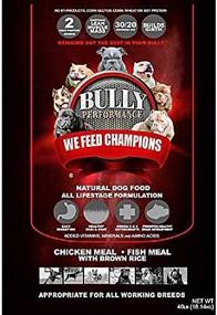 img 3 attached to 🐶 BULLY PERFORMANCE All Life Stage Dog Feed (BP16932) - 40 lbs Bag