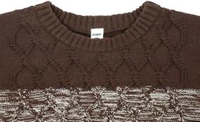 img 2 attached to BOBOYOYO Sweater Sleeve Round Pullover - Stylish Boys' Clothing for All Seasons