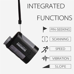 img 2 attached to 🏌️ Gogogo Sport Vpro Golf & Hunting Range Finder – Laser Rangefinder with High-Precision Flag Pole Locking & Vibration Function, Slope Mode & Continuous Scan: Get Accuracy & Efficiency in Distance Measuring