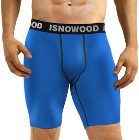 img 3 attached to Компрессионные шорты Isnowood Mens Performance