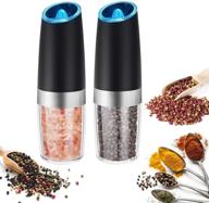 🧂 iebiyo electric gravity salt and pepper grinder set: battery-operated, adjustable ceramic coarseness for pepper, himalayan salt & more logo