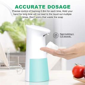 img 3 attached to 🧼 Convenient and Hygienic Foaming Soap Dispenser - Touchless Hand Soap Dispenser for Bathroom & Kitchen 300ML