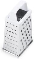 🦊 efficient food prep: fox run 4-sided grater, 6-inch, metallic logo