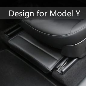 img 3 attached to KIKIMO Tesla Model Y Under-Seat Storage Box - 2020-2021 Compatible | Interior Accessories for Tesla Model Y - Main & Co-Pilot Passenger Seat Storage Box