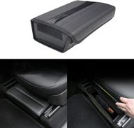 kikimo tesla model y under-seat storage box - 2020-2021 compatible | interior accessories for tesla model y - main & co-pilot passenger seat storage box logo