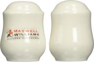 🧂 maxwell and williams basics white salt and pepper shaker set: enhance your seasoning game logo