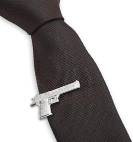 img 2 attached to 👔 Men's Accessories: Narrow/Wide Tie Clip for Skinny Ties