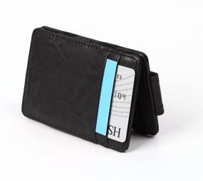 img 3 attached to 💼 YCM010103 Magnetic Wallet Credit Holder: Premium Men's Card Cases and Money Organizers