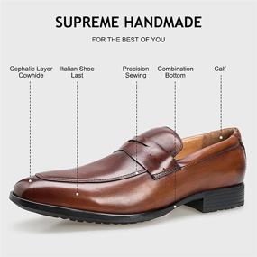 img 3 attached to 👞 RITIZEN Classic Comfortable Official Business Men's Loafers & Slip-Ons: Stylish Footwear for Professionals