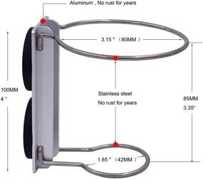 img 3 attached to 🥤 Magnetic Drink Holder – Conveniently Keep Your Favorite Beverage within Reach on Grills, Refrigerators, Tractors, Tool Boxes