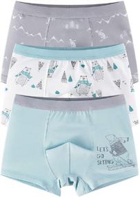 img 4 attached to 🩲 Cotton Toddler Boxer Briefs for Boys' Underwear - Quality Clothing for Kids