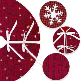 img 3 attached to MACTING Christmas Snowflakes Printing Decoration