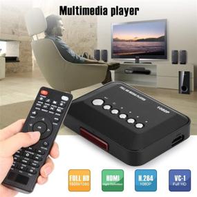 img 3 attached to 📺 AGPtek 1080P Медиаплеер с HDMI / YPbPr / AV выходом, портами USB/SD и пультом дистанционного управления для MP3, AVI, RMVB, MPEG, и т. д.