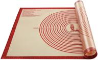 non slip silicone measurements counter mat（red） logo