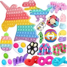 img 4 attached to Fescuty Fidget Fidgets Anti Anxiety 22Packs