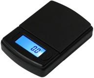 📏 american weigh scales fast weigh ms series high-precision digital pocket weight scale, 600g x 0.1g (model ms-600-blk) логотип