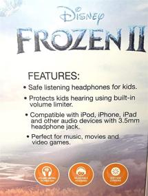 img 1 attached to 🎧 Frozen II Headphones for Kids with Safe Volume Limiting Technology