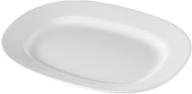 hutzler melamine platter white 14 inch: elegant serving dish for any occasion logo