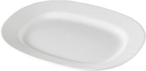 img 3 attached to Hutzler Melamine Platter White 14 Inch: Elegant Serving Dish for Any Occasion