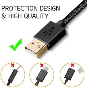 img 1 attached to High-Speed Type C USB Cable for Xbox Series X/S Controller, Fast Charging Galaxy S9 Cable, Compatible with Sony PS5 DualSense Controllers, Nintendo Switch, Switch Lite, and Switch OLED Model