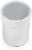 🧂 fox run brands deluxe mesh top shaker, 2.75 x 2.75 x 3.75 inches, 4-inch size logo