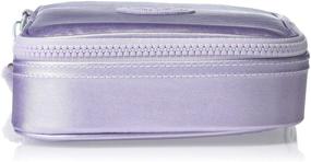 img 1 attached to 📚 Kipling 100 Pens Pencil Case in Frosted Lilac Metallic – Dimensions: 6"L X 8.25"H X 2"D