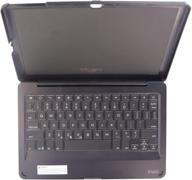 💻 enhance productivity with the zagg folio series wireless tablet keyboard and case for ellipsis 10 hd - black логотип