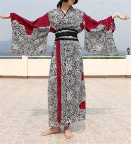 img 3 attached to 👘 Japanese Viscose Kimono with Beautiful Print by RaanPahMuang