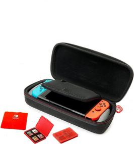 img 3 attached to 🎮 Enhance Your Gaming Experience with the Nintendo Switch GoPlay Game Traveler Accessory Pack: Case, Grip Stand, Cleansing Cloth, and Multi-Game Cases