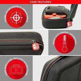 img 1 attached to 🎮 Enhance Your Gaming Experience with the Nintendo Switch GoPlay Game Traveler Accessory Pack: Case, Grip Stand, Cleansing Cloth, and Multi-Game Cases