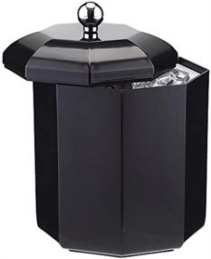 img 3 attached to 🎉 Smeta 2L Insulated Ice Buckets with Lids: Perfect for Party Chilling in Sleek Black!