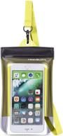 🌊 yellow travelon waterproof floating pouch for smartphones and digital cameras logo