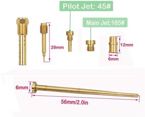 img 2 attached to 🔧 Комплект восстановления карбюратора Harley Davidson CV40 - Ремонтный и джет-комплект от BOOTOP