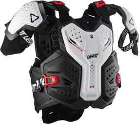 img 3 attached to 🏍️ Leatt 6.5 Pro Adult Off-Road Motorcycle Chest Protector - White (L/XL)