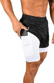 img 2 attached to YoungLA Compression Shorts Breathable Stretchy