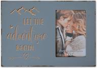 wedding engagement gifts for couples, women bride to be, bride and groom - engraved picture frame 4x6 inches - let the adventure begin - boyfriend girlfriend logo