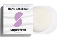 🌱 superzero - plant-based organic hand balm: luxurious moisturization for dry hands, plastic-free and silky smooth with lavender and chamomile fragrance logo